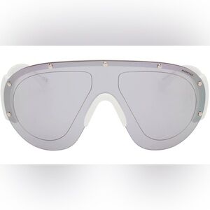 NWT Moncler Lunettes: ML0277 21C White Sunglasses